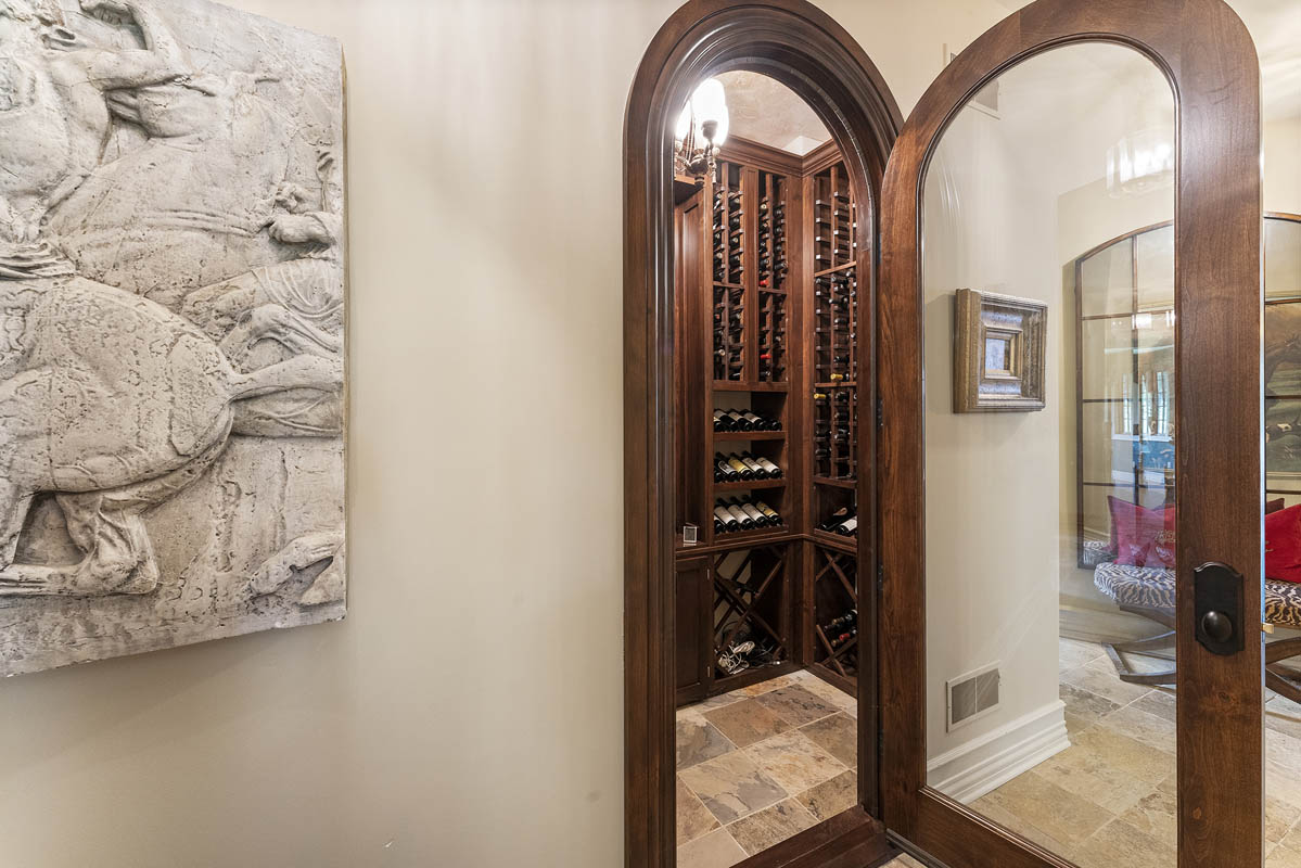 12 58 Hollow Brook Road Tewksbury Township -- wine room from hall