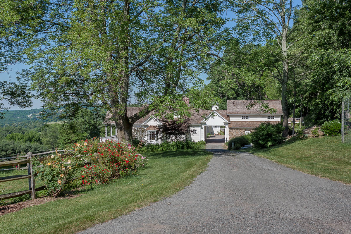 01d 3 Fieldview Lane Tewksbury Township -- driveway with roses