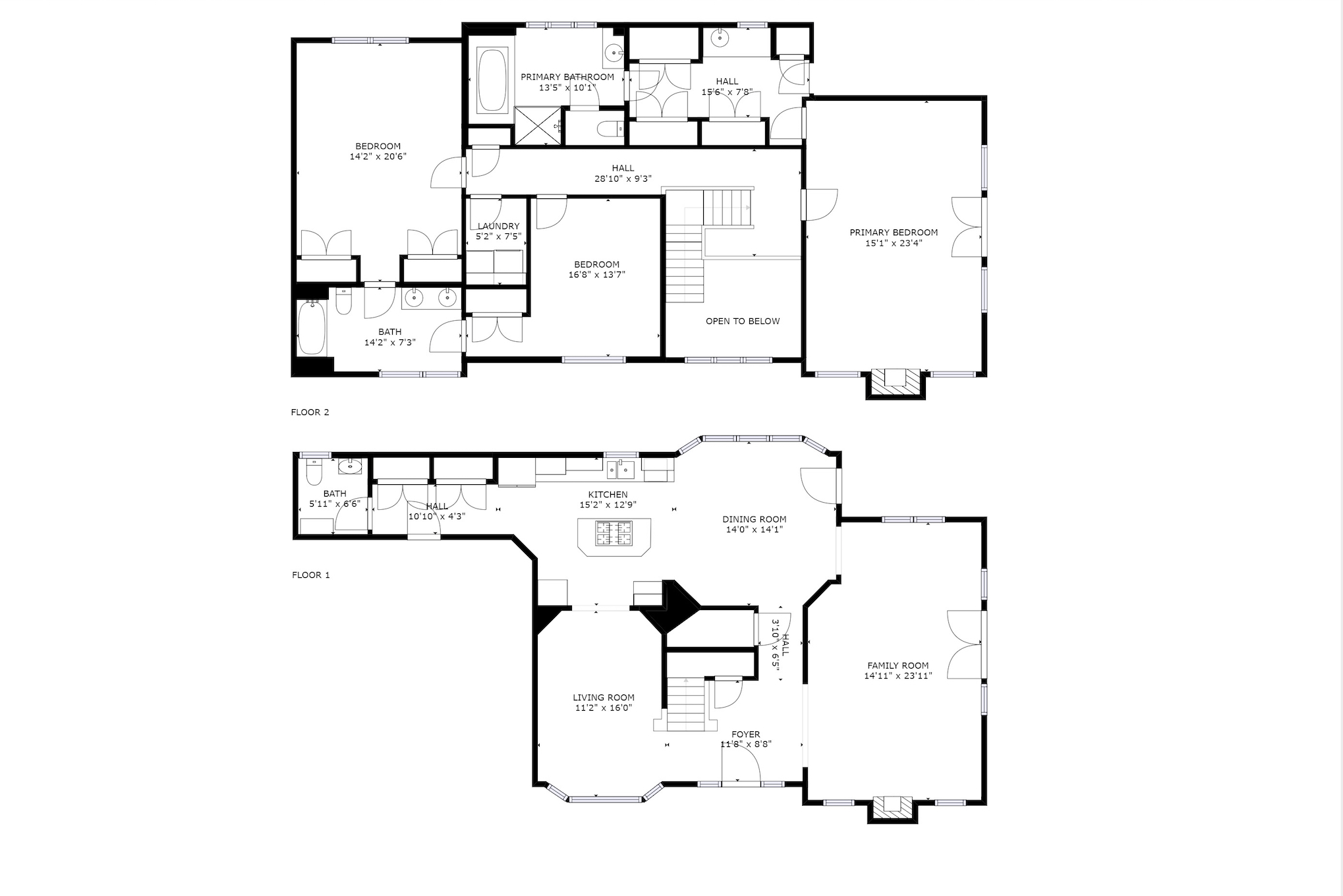 601 Lindabury Lane -- floor plan